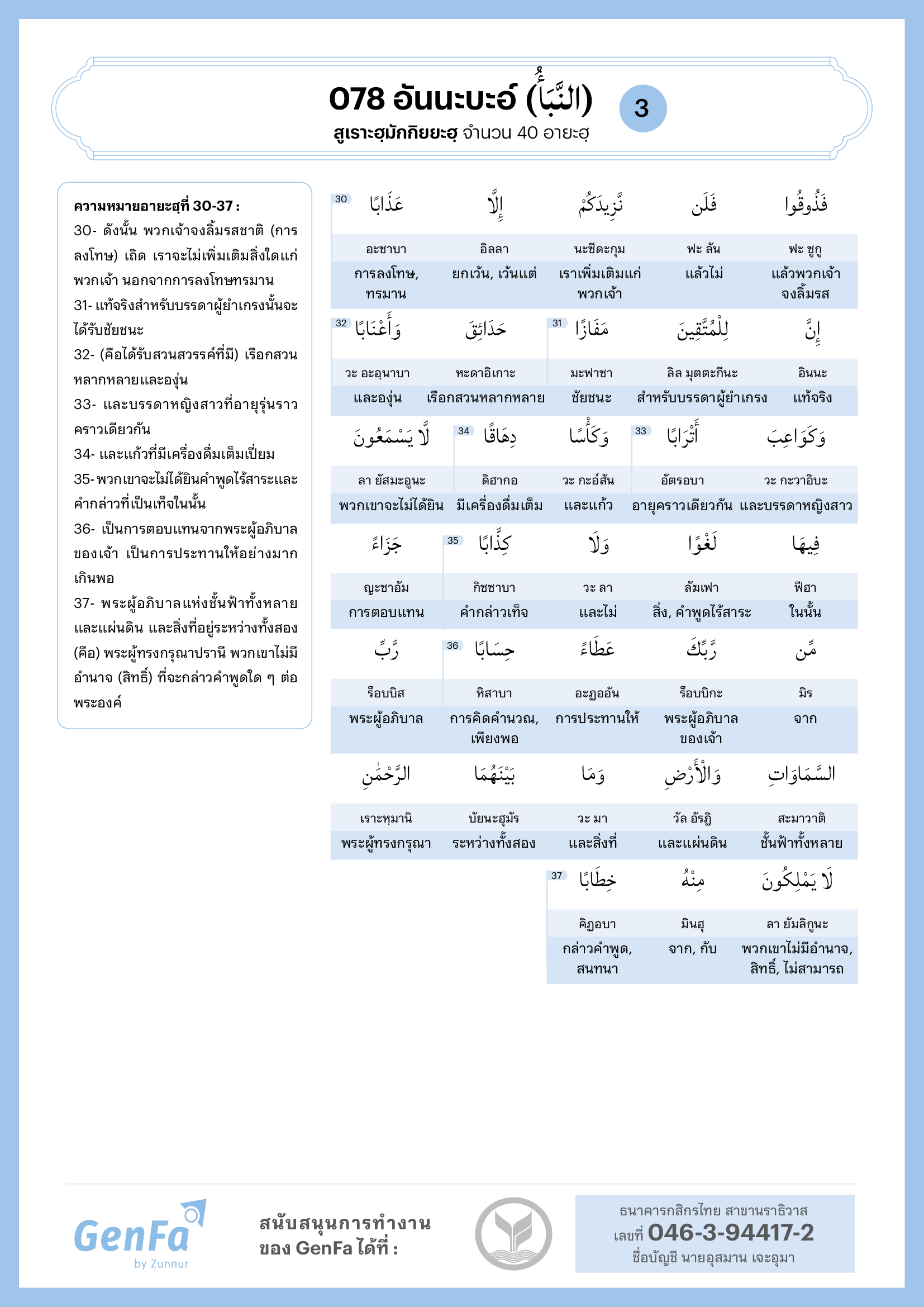 078 อันนะบะอ์